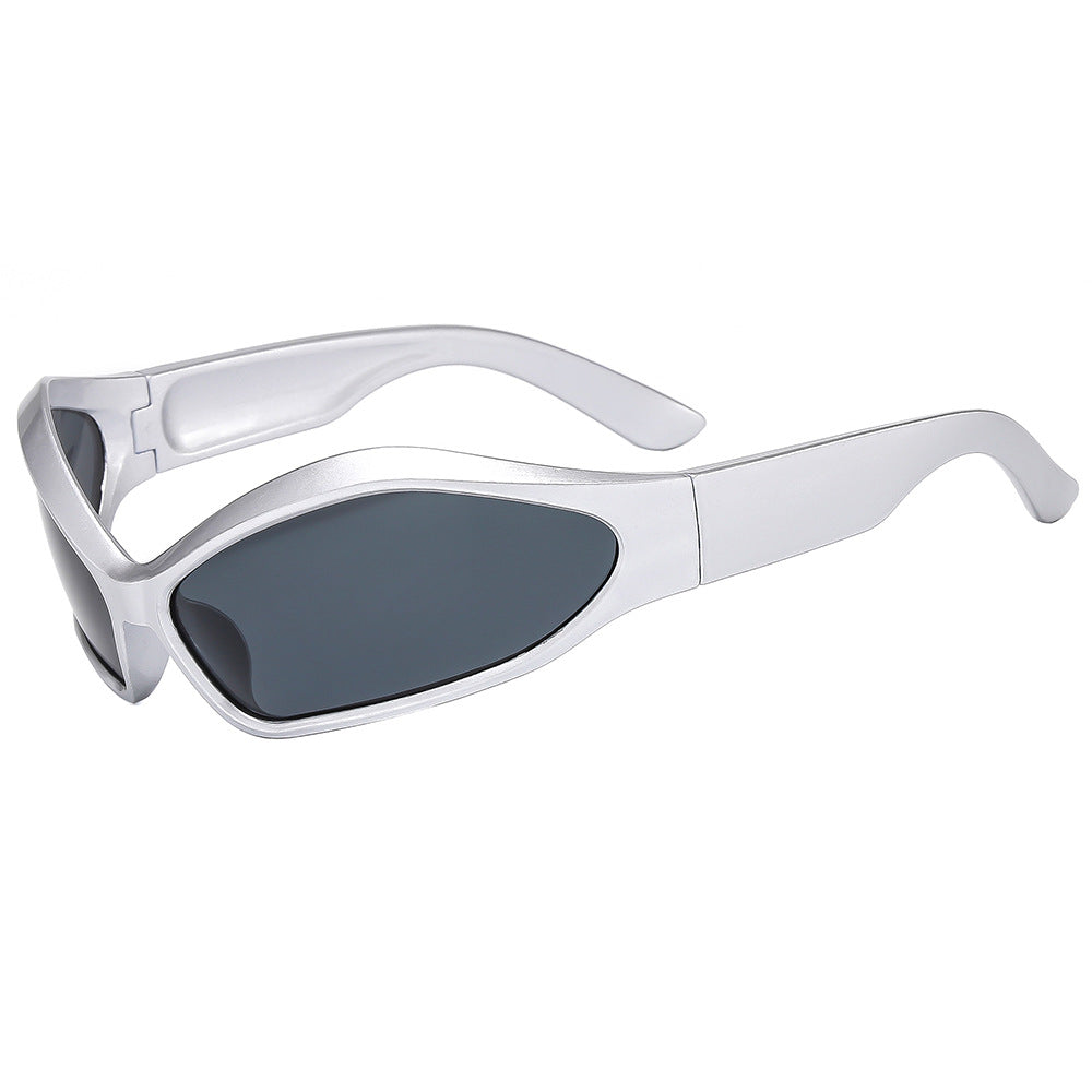 Wholesale Y2K Personalized Oval Color Matching PC Sunglasses